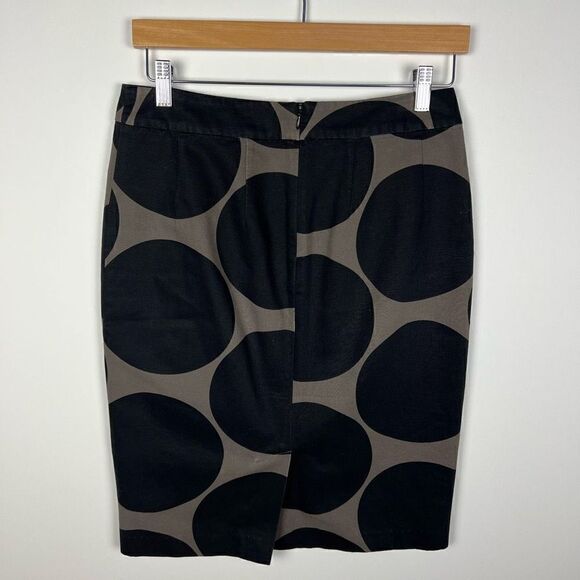 Boden Polkadot Pencil Skirt Black Dots Workwear Career Officers women’s size 6 - Picture 2 of 11
